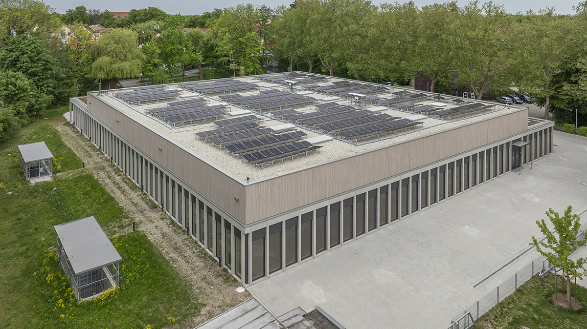 Neubau der Mehrzweckhalle am Lodererplatz in Erding